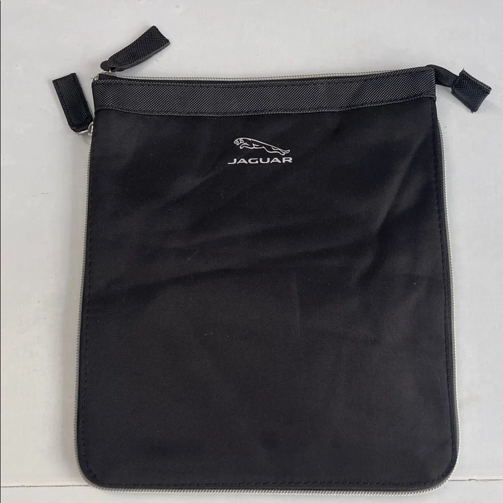 Jaguar Genuine Access Bag-Black Expandable With Zip Around Extender